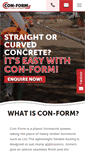 Mobile Screenshot of con-form.com.au